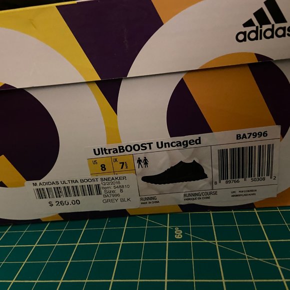 Size 8 - Ultra Boost Uncaged Triple Black 2.0 - Picture 5 of 5
